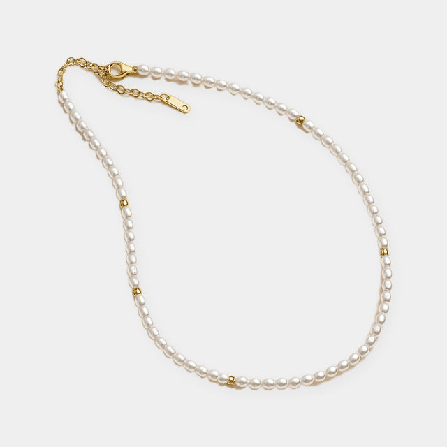 Aloha Pearl and Gold Choker