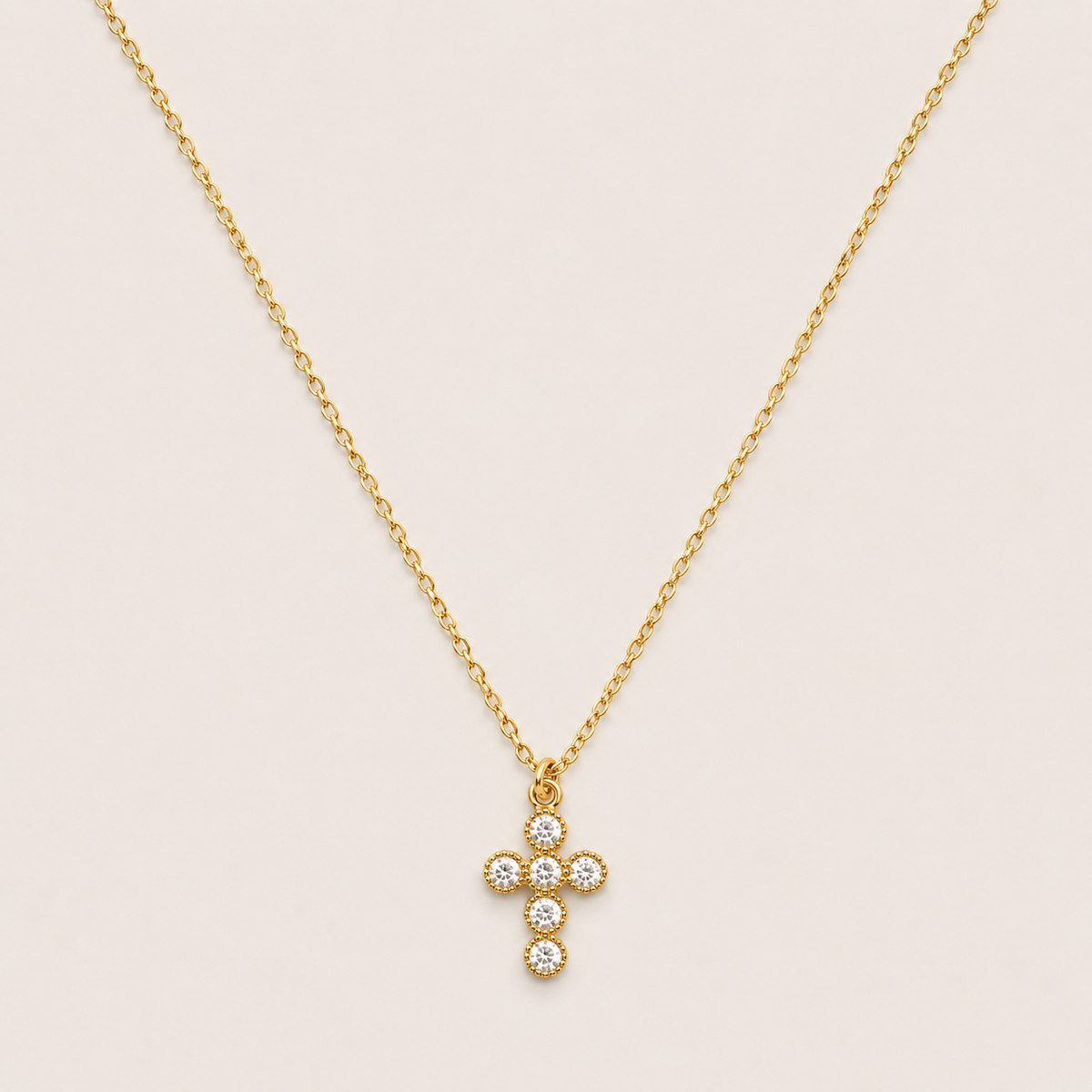 Ocean Cross Necklace