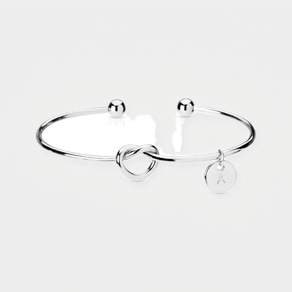 Rosa® Infinity Bangle Bracelet — Silver