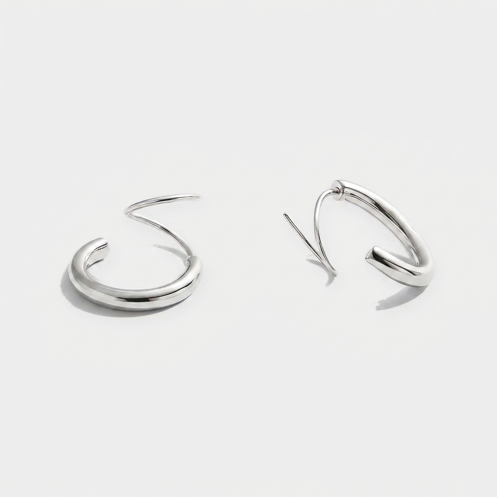 Ripcurl Double Hoop — Silver