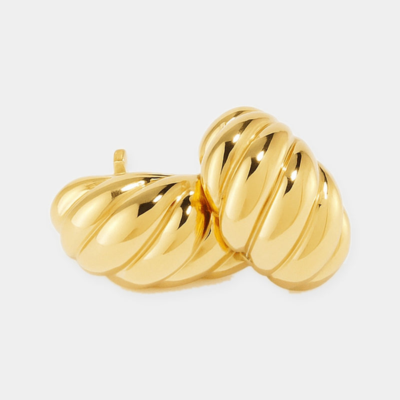Croissant Huggie Earrings