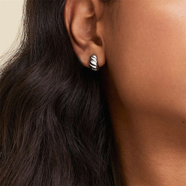 Croissant Huggie Earrings