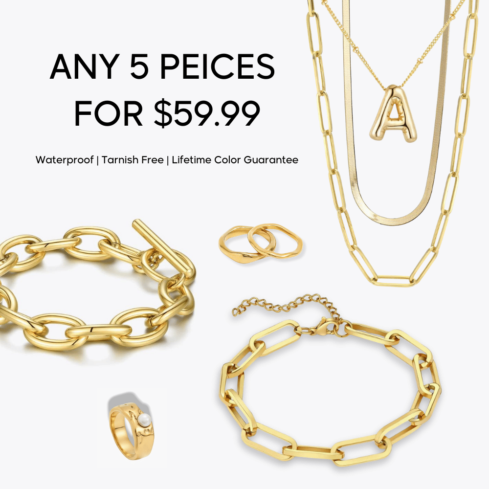 Any 3 Piece WaterProof Jewelry Bundle ($50)