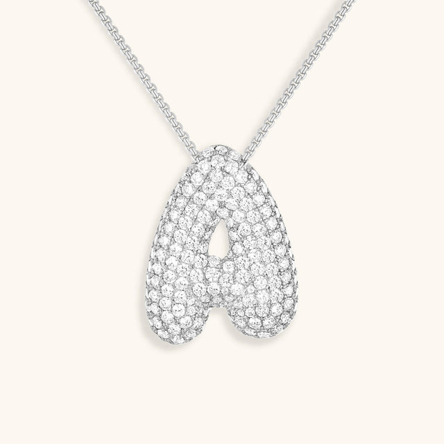 Hailey Bubble Initial Necklace (Bundle)