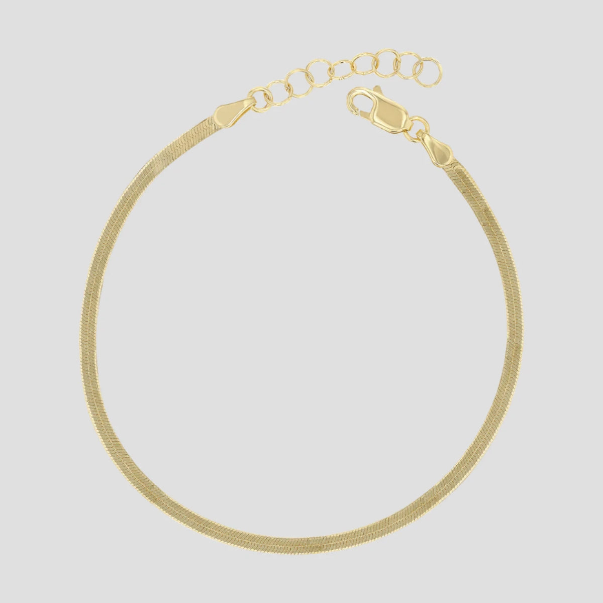 Angelica® Stainless Steel Herringbone Bracelet (Bundle)
