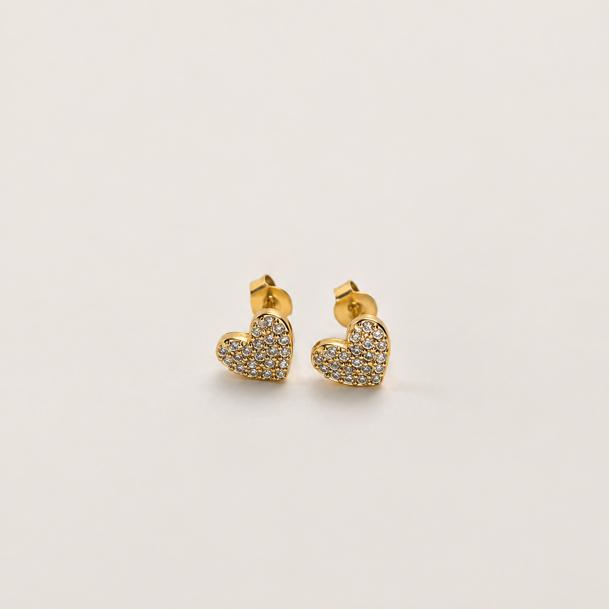 Capri Heart Studs