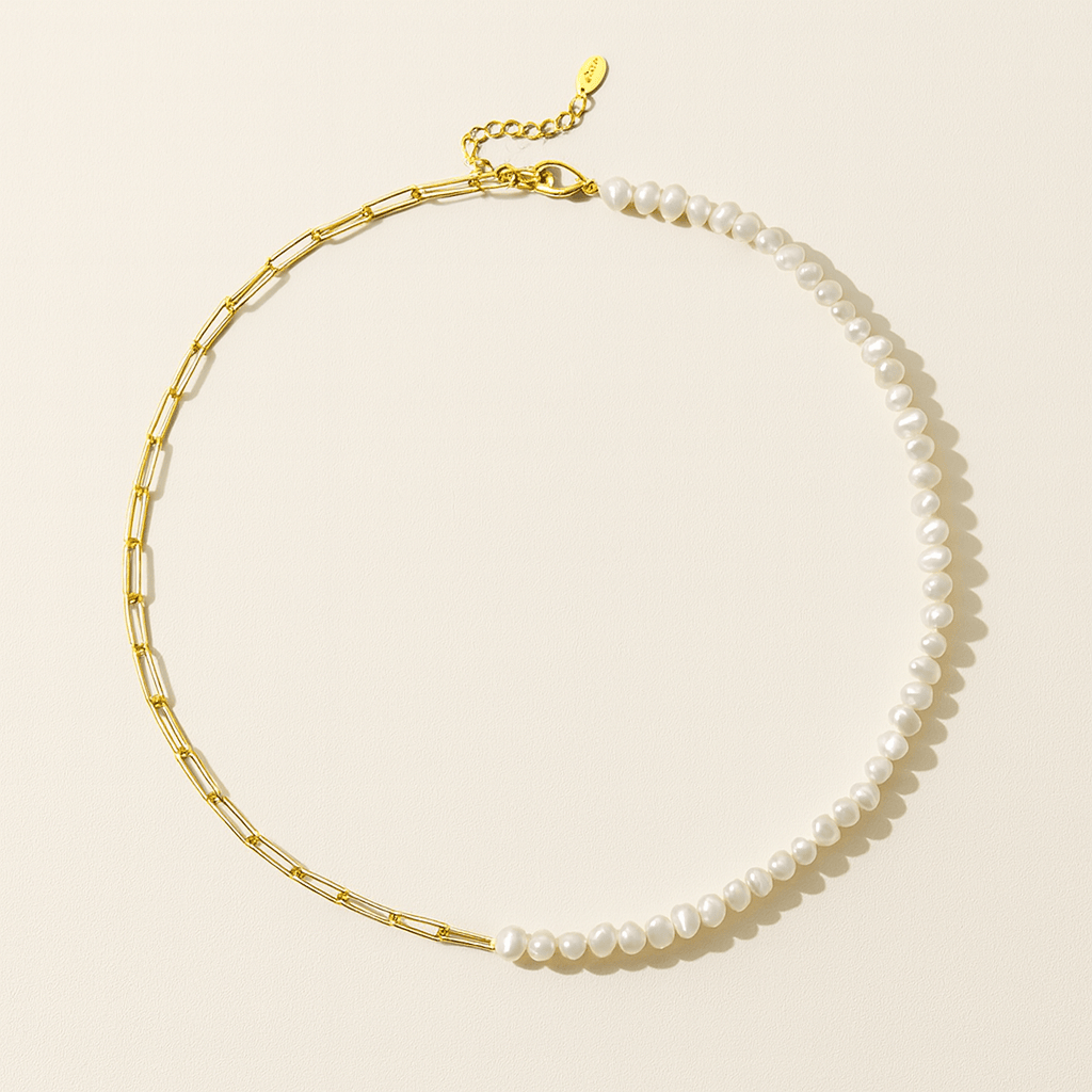 Rhoni® 14K Gold Paper Clip Pearl