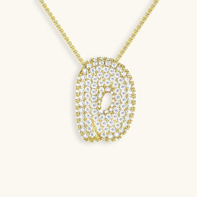 Hailey Bubble Initial Necklace (Bundle)