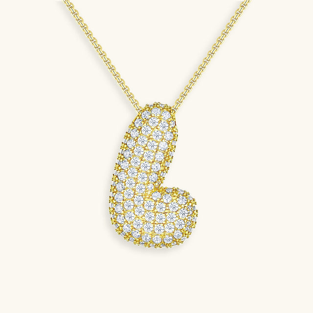 Hailey Bubble Initial Necklace (Bundle)
