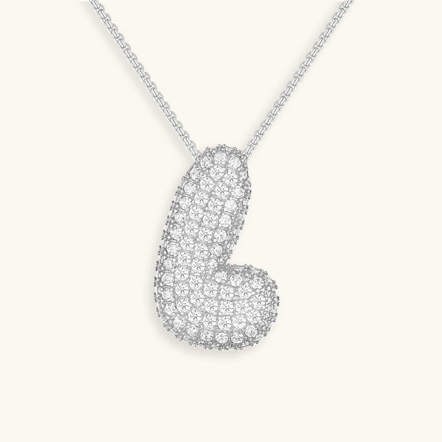 Hailey Bubble Initial Necklace (Bundle)