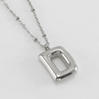 Bubble Letter Initial Necklace (Bundle)
