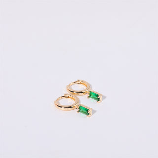 Bella Birthstone Huggies Earrings