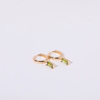 Bella Birthstone Huggies Earrings