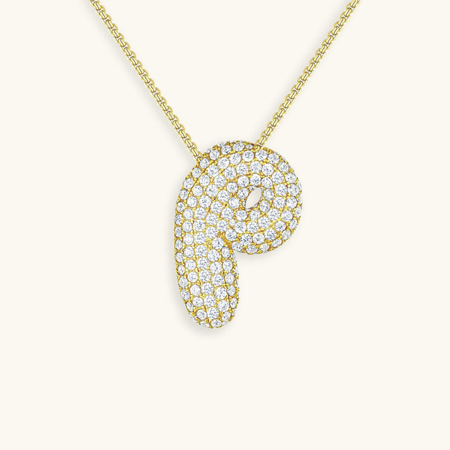 Hailey Bubble Initial Necklace (Bundle)