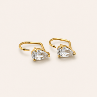 Pear diamond Comfort Earrings (Bundle)