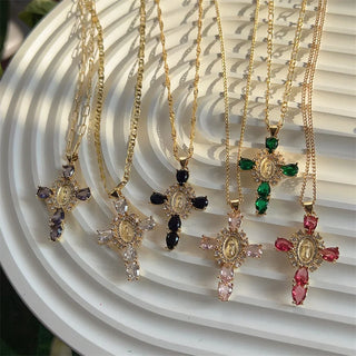 Valerie® Virgin Mary Cross Pendants (Bundle)