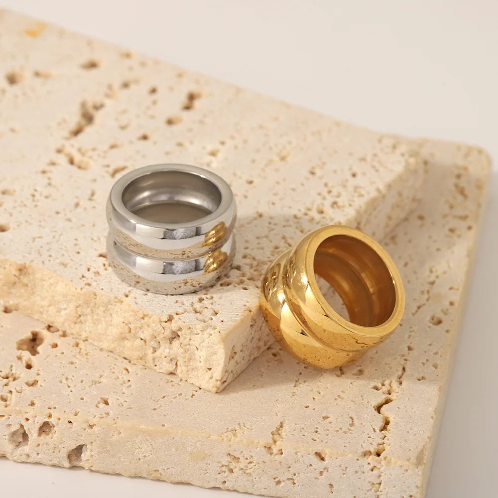 Birdie Stack Ring