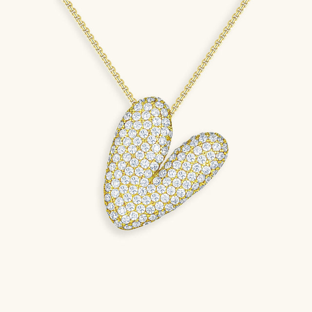Hailey Bubble Initial Necklace (Bundle)