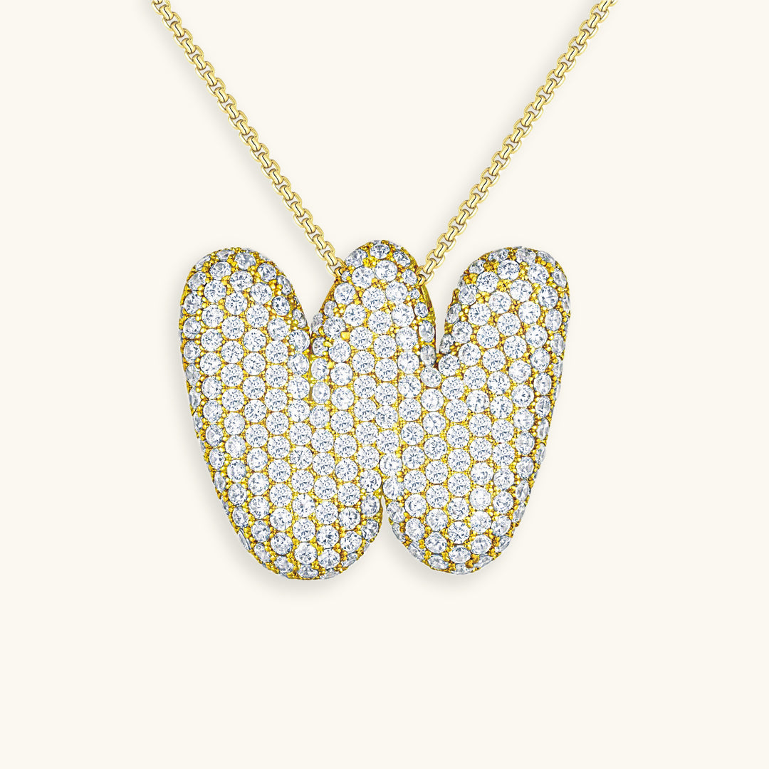 Hailey Bubble Initial Necklace (Bundle)
