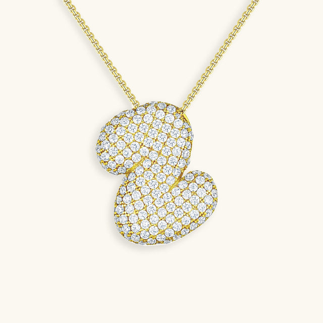 Hailey Bubble Initial Necklace (Bundle)