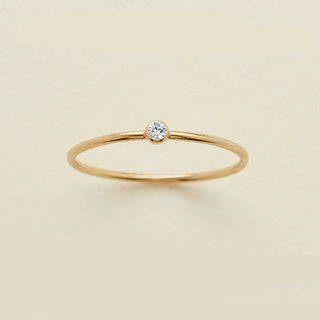 Dainty Birthstone Ring