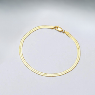 Angelica® Stainless Steel Herringbone Bracelet (Bundle)