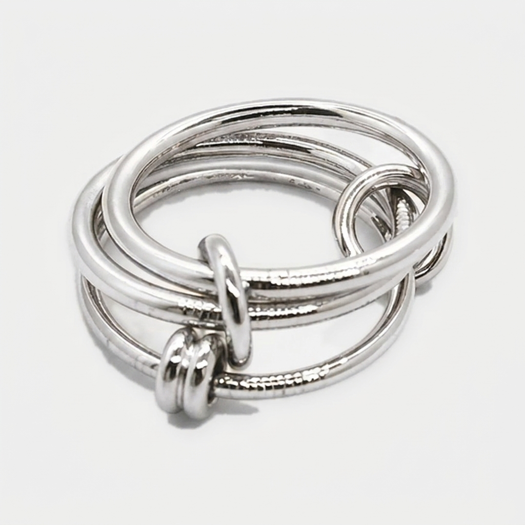 Amaretti Ring — Silver