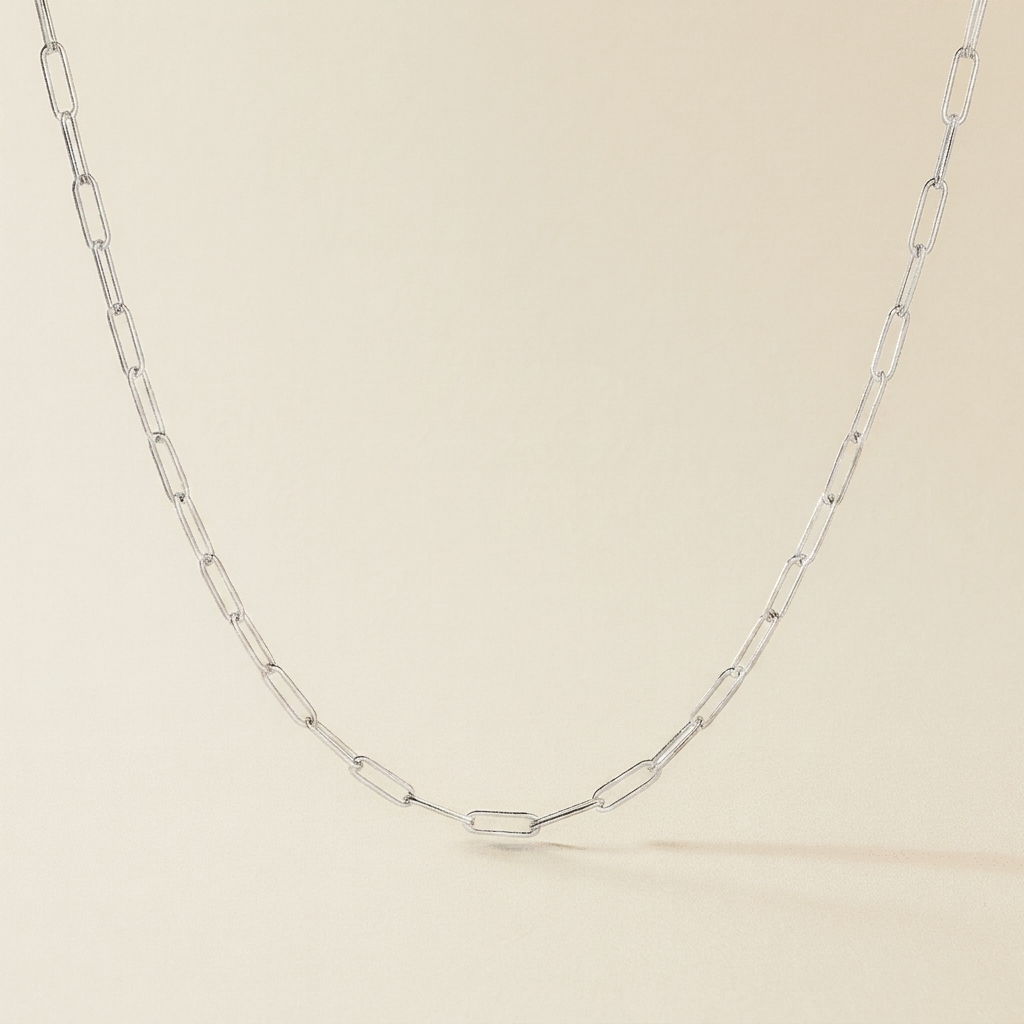 Maui Paperclip Necklace (Bundle) — Silver