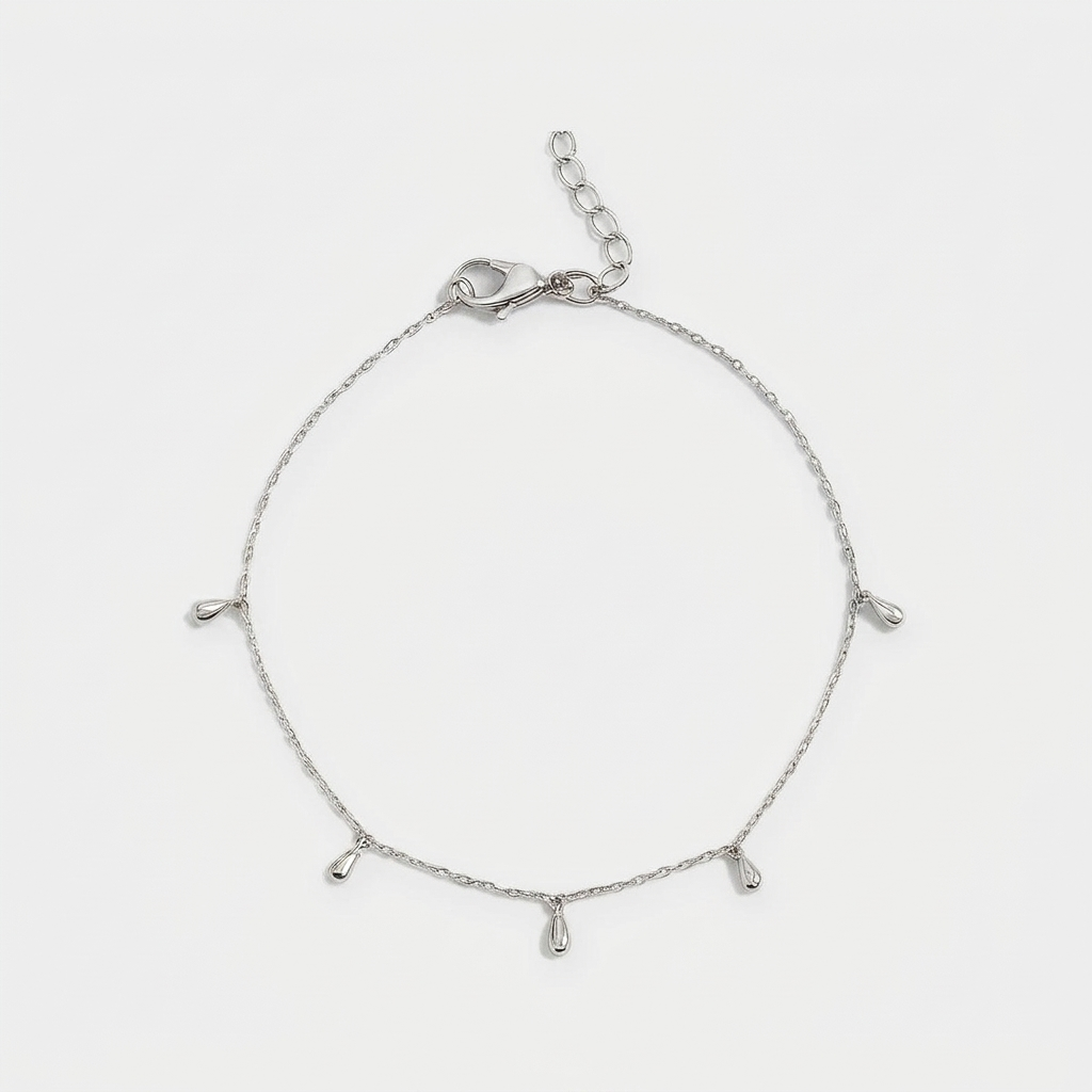 Vera Anklet — Silver
