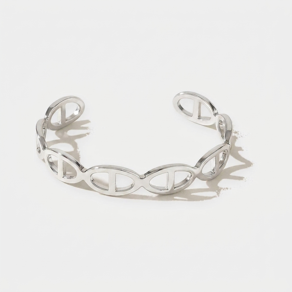 Netra Bangle — Silver