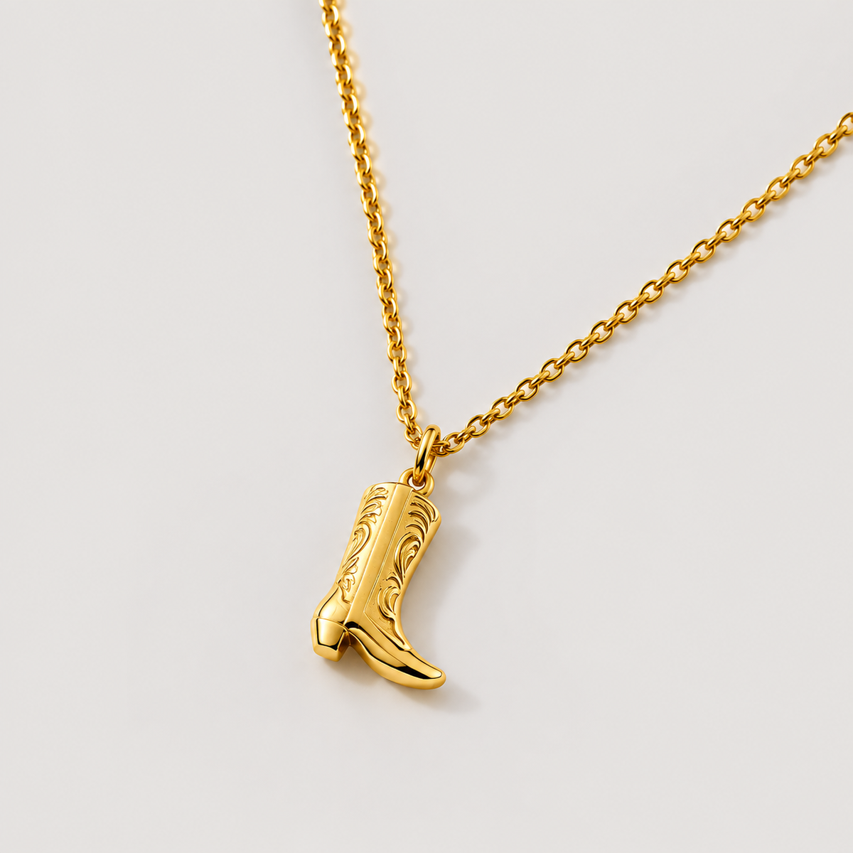 Jessie® Cowgirl Boot Pendant — studio product photograph