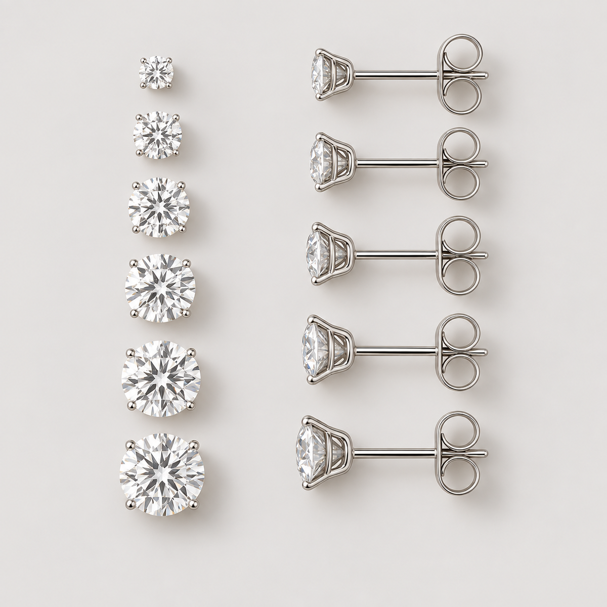 Constellation Stud Set (set of 5 Pairs) — studio product photograph