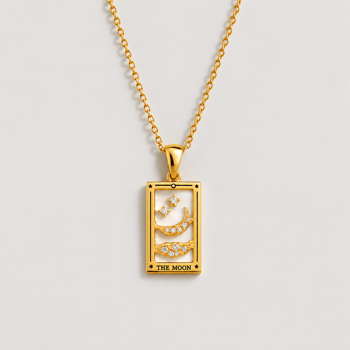 Golden Fortune Necklace — studio product photograph