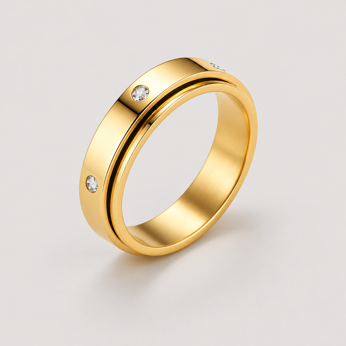 Spins Love Ring — studio product photograph