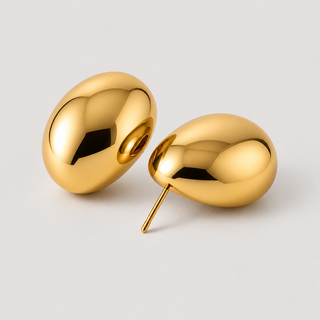 Cannes Chunky Earrings — studio product photograph