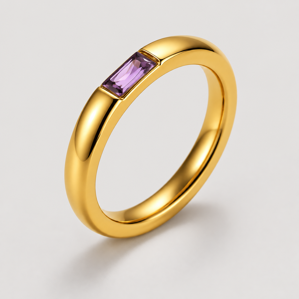 Treasure Birthstone Ring — studio product photograph