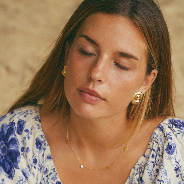 Chunky Shell Earrings