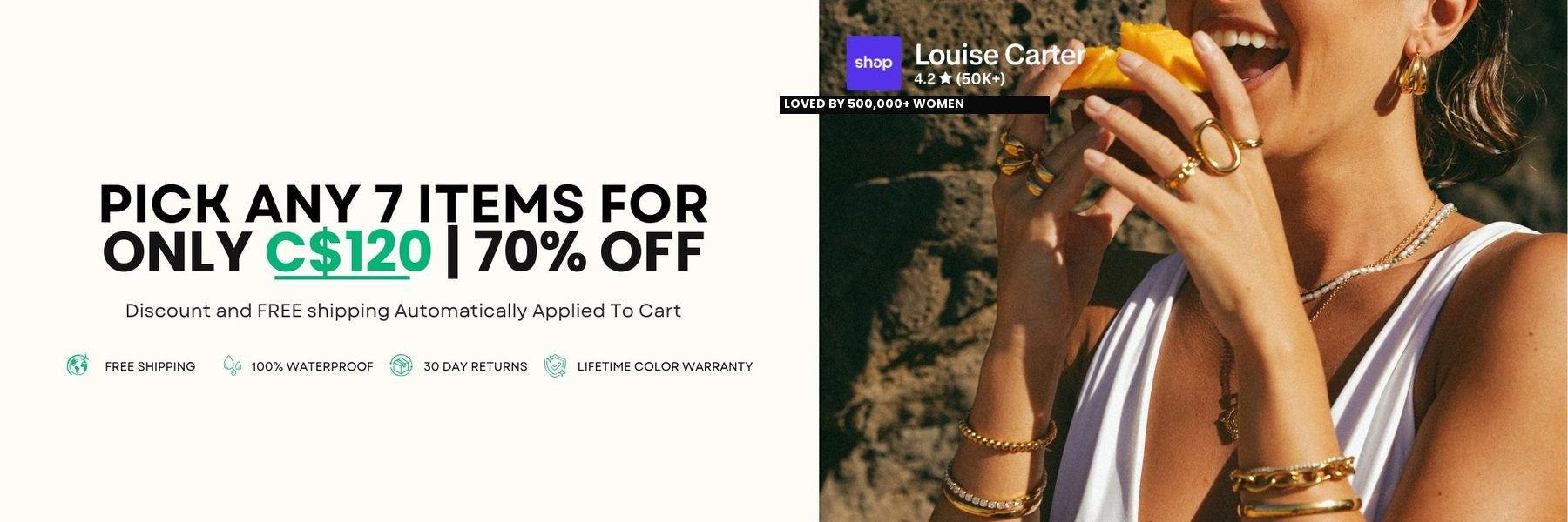Pick any 7 jewelry pieces for $85.00 - Louise Carter