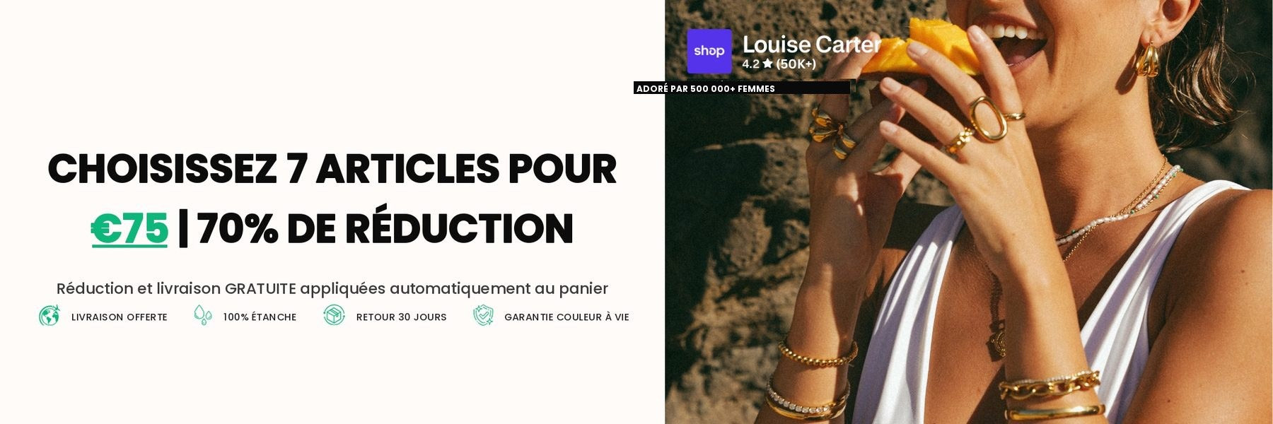 Choisissez 7 bijoux pour $85.00 - Louise Carter
