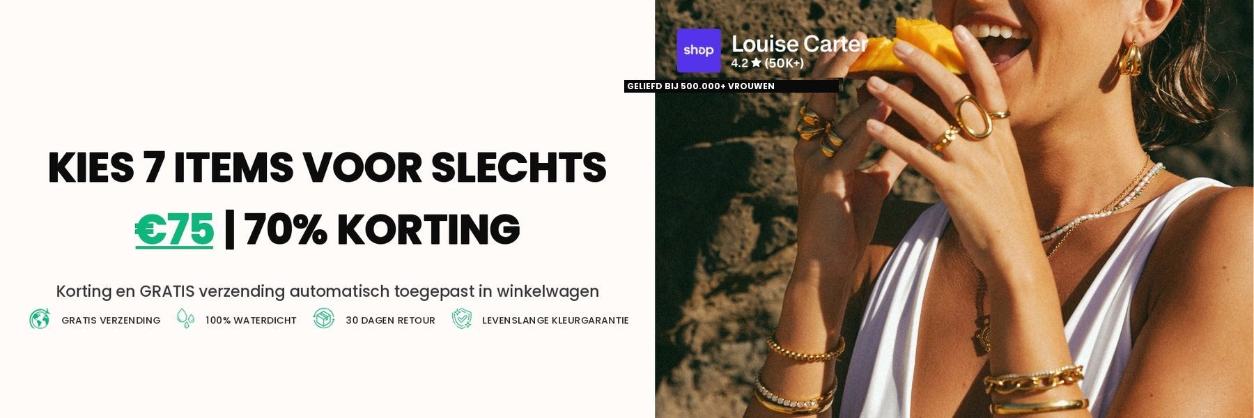 Kies 7 willekeurige sieraden voor $85.00 - Louise Carter