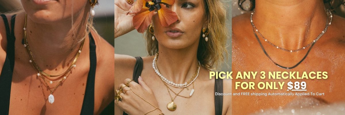Buy 1 necklace get 2 FREE for $89 - Louise Carter
